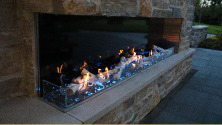 Custom Outdoor Fireplace